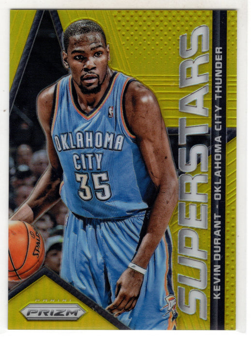 2014 Panini Prizm Kevin Durant #3 Gold Superstars /10