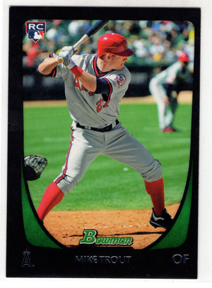 2011 Bowman Draft Picks & Prospects Mike Trout #101 RC Rookie