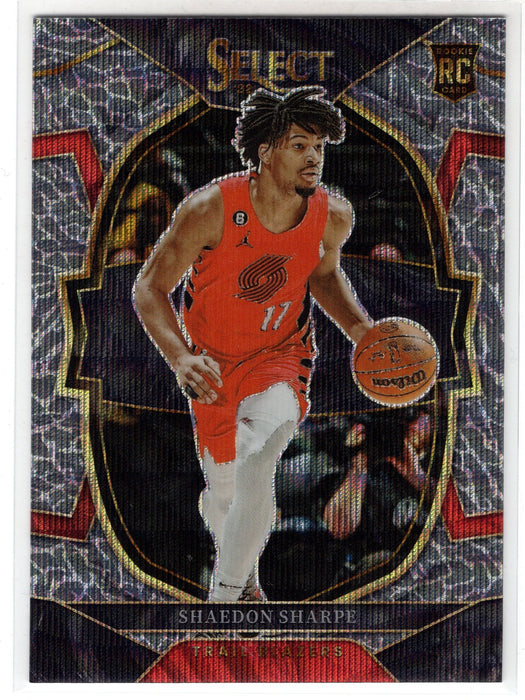2022-23 Panini Select Shaedon Sharpe #71 Elephant Prizm RC Rookie
