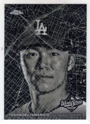 2026 Topps Chrome World Series at Night Yoshinobu Yamamoto #WSN-4 Case Hit SSP