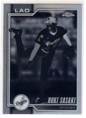 2026 Topps Chrome Roki Sasaki #199 Negative Refractor