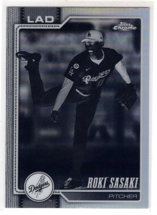 2026 Topps Chrome Roki Sasaki #199 Negative Refractor