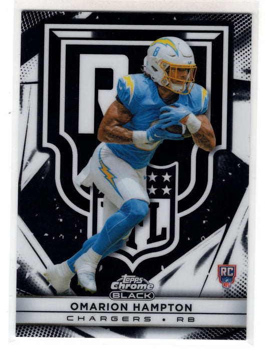 2025 Topps Chrome Black Omarion Hampton #RV-16 RC Rookie