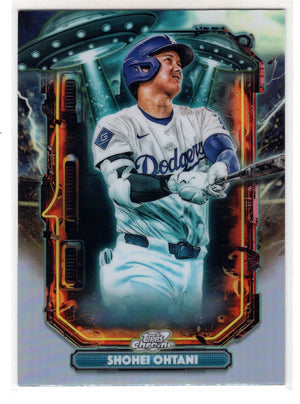 2025 Topps Cosmic Chrome Shohei Ohtani #ET-2 Extraterrestrial Talent Refractor