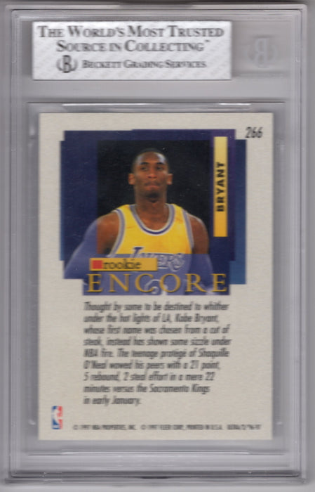 1996-97 Fleer Ultra Kobe Bryant #266 Encore RC Rookie BGS 7.5