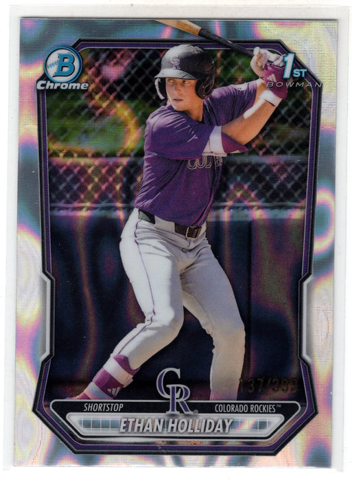 2026 Bowman Chrome Prospects Ethan Holliday #BCP-1 Lava Refractor RC /399