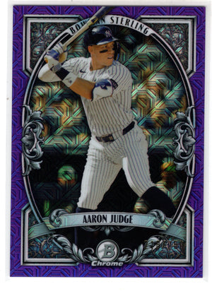 2026 Bowman Sterling Aaron Judge #BST-4 Purple Mojo Refractor /250