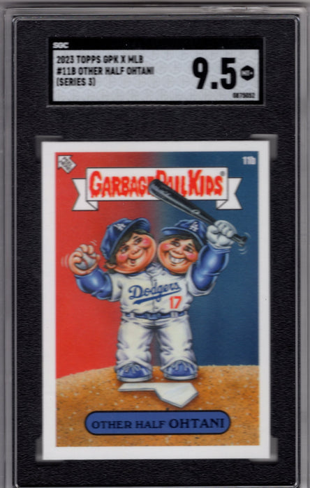 2023 Topps Garbage Pail Kids x MLB Shohei Ohtani #11B Other Half Ohtani SGC 9.5