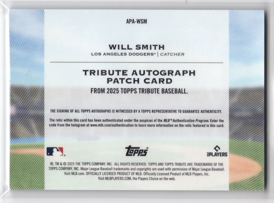 2025 Topps Tribute Will Smith #APA-WSM GU Patch Auto /50