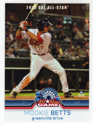 2013 Brandt South Atlantic League Mookie Betts #2 All-Star