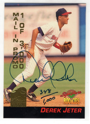 1994 Signature Rookies Derek Jeter #S4 Hottest Prospect RC Rookie /1000