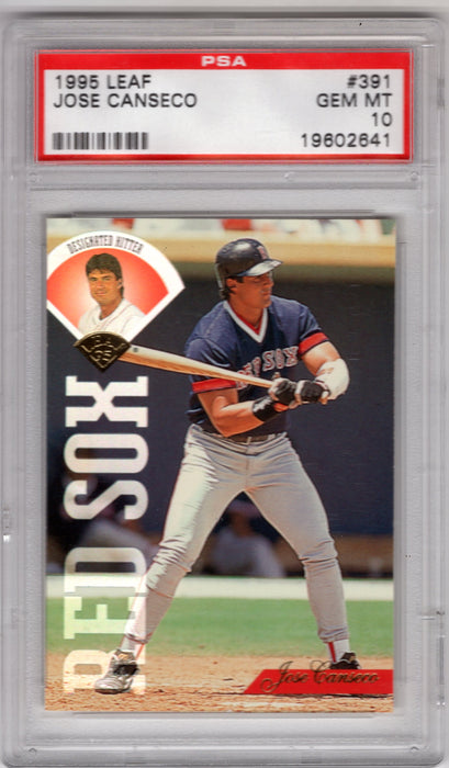 1995 Leaf Jose Canseco #391 PSA 10 Gem Mint
