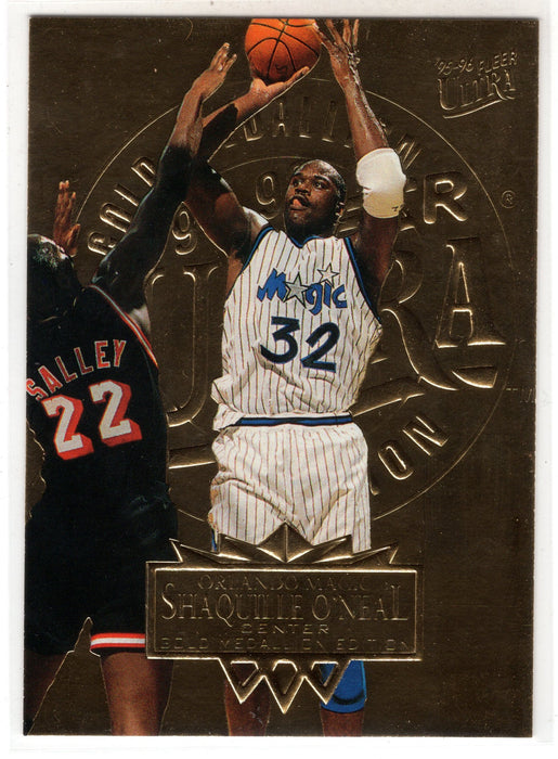 1995 Fleer Ultra Shaquille O'Neal #126 Gold Medallion Edition