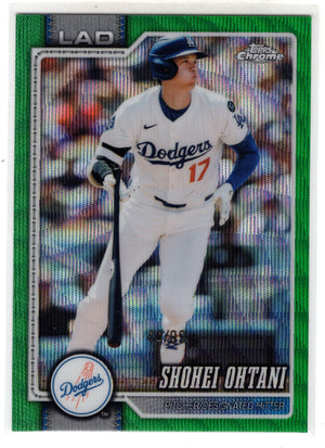 2026 Topps Chrome Shohei Ohtani #1 Green Wave Refractor /99