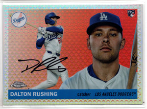 2025 Topps Chrome Platinum Dalton Rushing #295 Diamond Etch RC Rookie /55