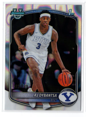 2025 Bowman Chrome U AJ Dybantsa #BCP-1 Lava Refractor /399