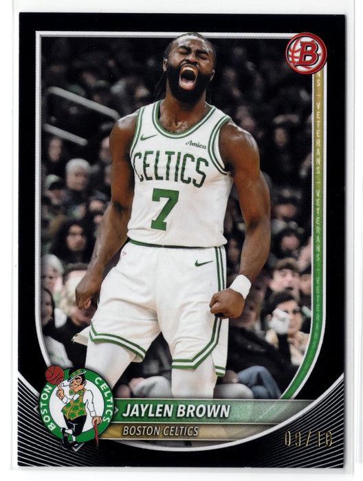 2025 Bowman Jaylen Brown #57 Black Border /10 SSP