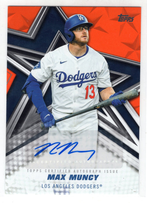 2026 Topps Series 2 Max Muncy #BSA2-MM Orange Baseball Stars Auto /25
