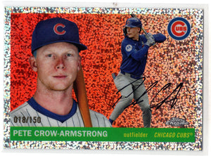 2025 Topps Chrome Platinum Pete Crow-Armstrong #73 Speckle Refractor /150