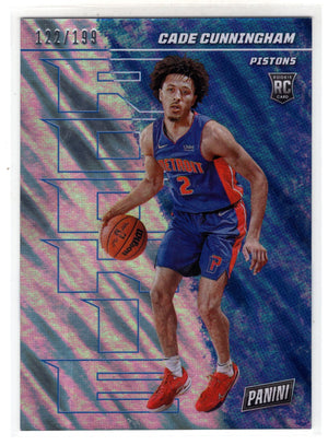 2021-22 Panini Player of the Day Cade Cunningham #51 Moon Lava RC Rookie /199