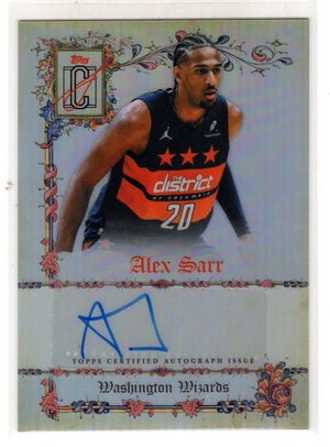 2026 Topps Signature Class Alex Sarr #MS-AS Manuscripts Auto