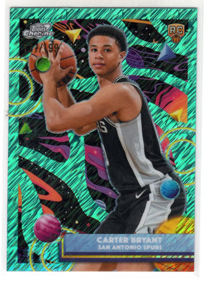 2026 Topps Cosmic Chrome Carter Bryant #139 Aqua Equinox RC Rookie /199