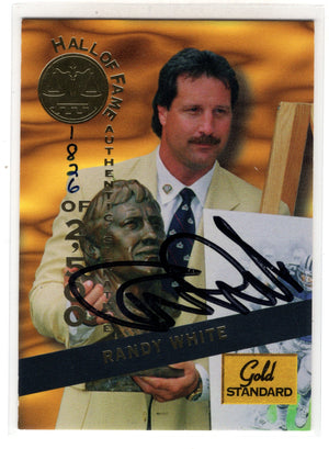 1994 Signature Rookies Hall of Fame Randy White #HOF12 Gold Standard Auto /2500