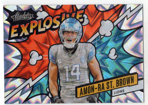 2024 Panini Absolute Amon-Ra St. Brown #EX-ASB Explosive