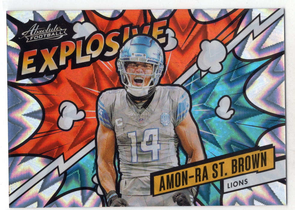 2024 Panini Absolute Amon-Ra St. Brown #EX-ASB Explosive