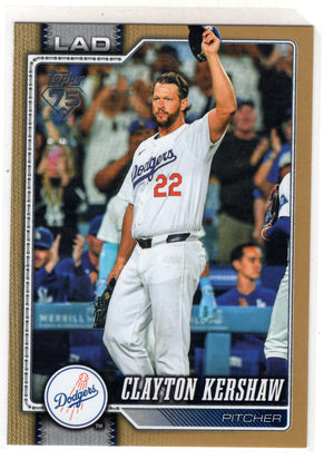 2026 Topps Series 1 Clayton Kershaw #22 Gold /2026
