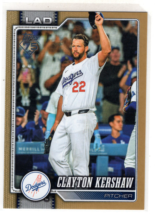 2026 Topps Series 1 Clayton Kershaw #22 Gold /2026