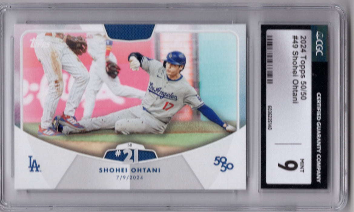 2024 Topps 50/50 Shohei Ohtani #49 CGC 9