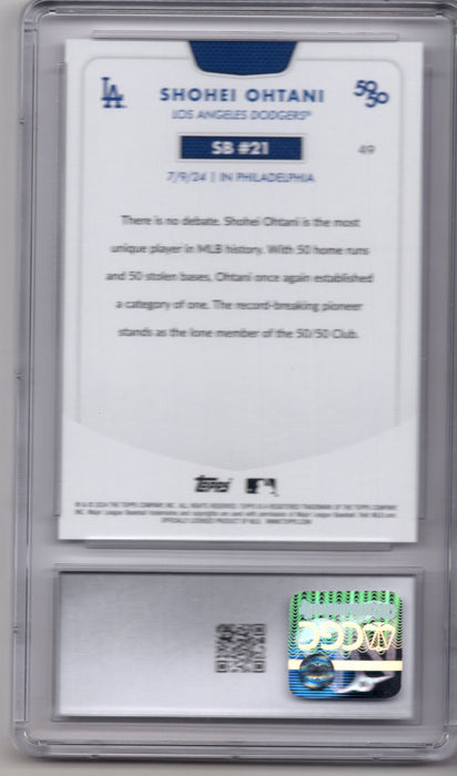 2024 Topps 50/50 Shohei Ohtani #49 CGC 9
