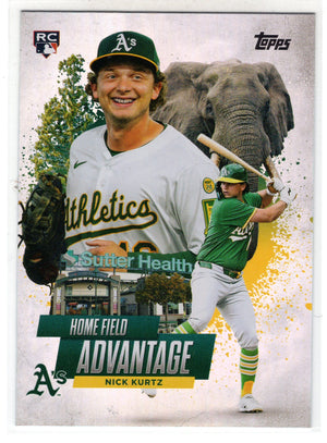 2026 Topps Series 1 Nick Kurtz #HA-49 Home Field Advantage RC Rookie SSP