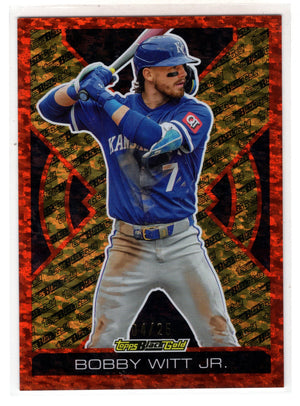 2025 Topps Black Gold Bobby Witt Jr. #BG-16 Orange Foil /25