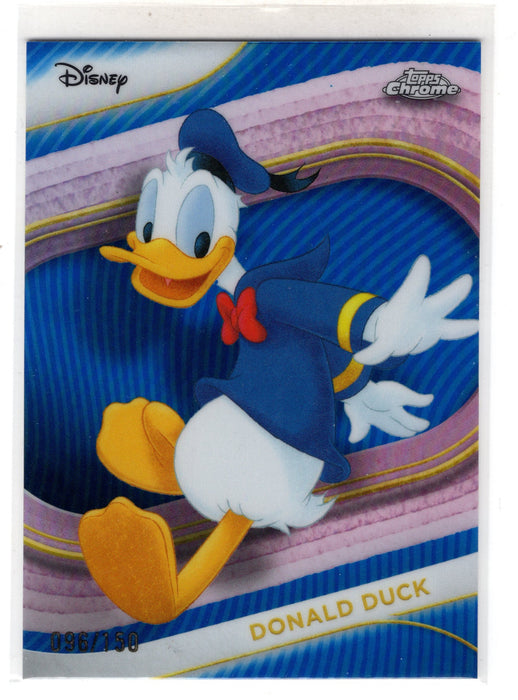 2025 Topps Chrome Disney Donald Duck #34 Blue Refractor /150