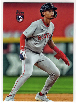 2025 Topps Update Series Kristian Campbell #US129 True Photo RC Rookie