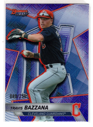 2025 Bowman's Best Travis Bazzana #TP-5 Purple Mojo Refractor RC Rookie /250