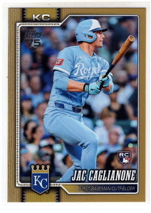 2026 Topps Series 1 Jac Caglianone #138 Gold RC Rookie /2026