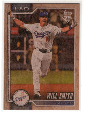 2026 Topps Series 2 Will Smith #631 Wood Variation /25