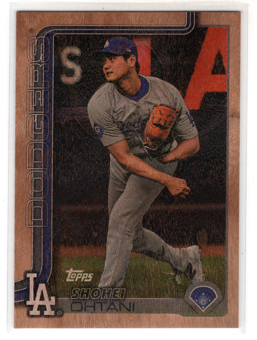 2025 Topps Series 2 Shohei Ohtani #400 Wood Variation /25