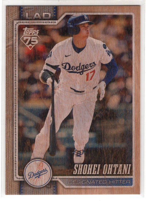 2026 Topps Series 1 Shohei Ohtani #200 Wood Variation /25