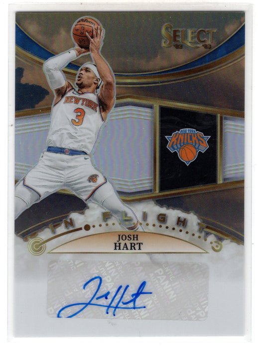 2023 Panini Select Josh Hart #IFS-JHT In Flight Auto Prizm /249