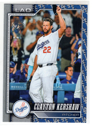 2026 Topps Series 1 Clayton Kershaw #22 Team Logo Border SSP