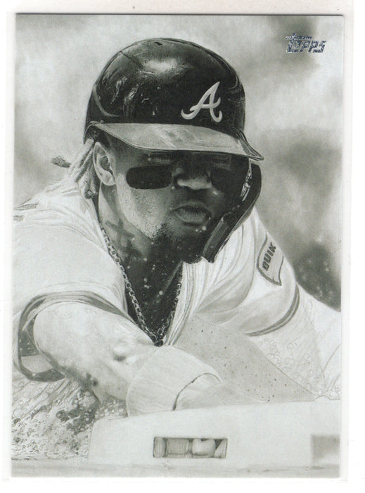 2025 Topps Update Ronald Acuna Jr. #KHAC-31 Keegan Hall Art Card