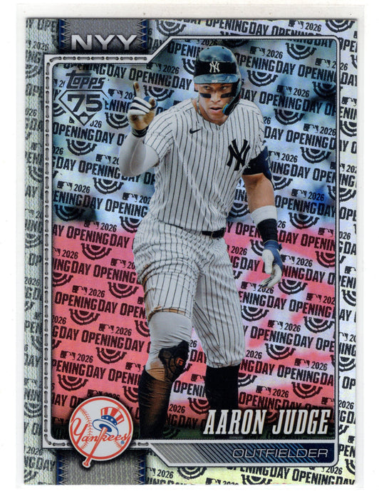 2026 Topps Series 1 Aaron Judge #1 Opening Day SP