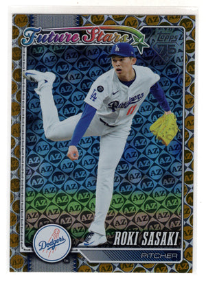2026 Topps Series 1 Roki Sasaki #66 Future Stars Gold Spring Training Foil /50