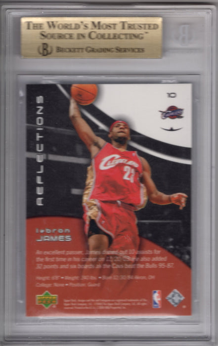 2003-04 Upper Deck LeBron James #10 Triple Dimensions Reflections RC BGS 9.5