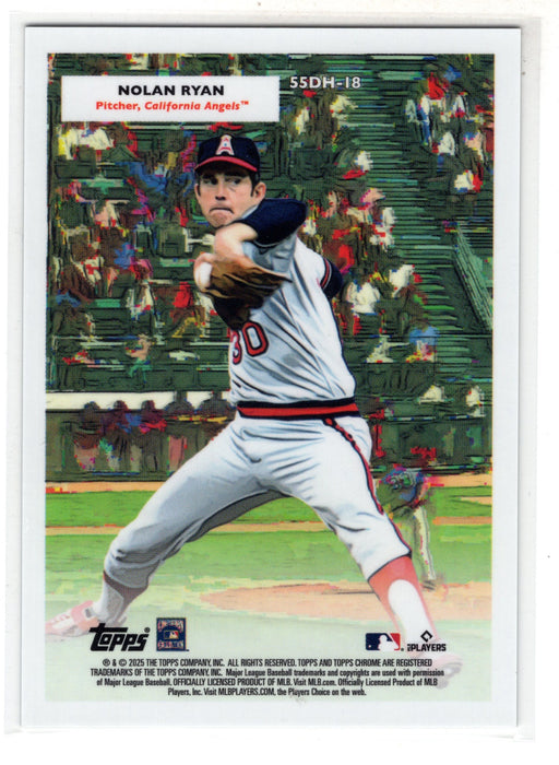 2025 Topps Chrome Platinum Mike Trout Nolan Ryan Double Headers Green /99