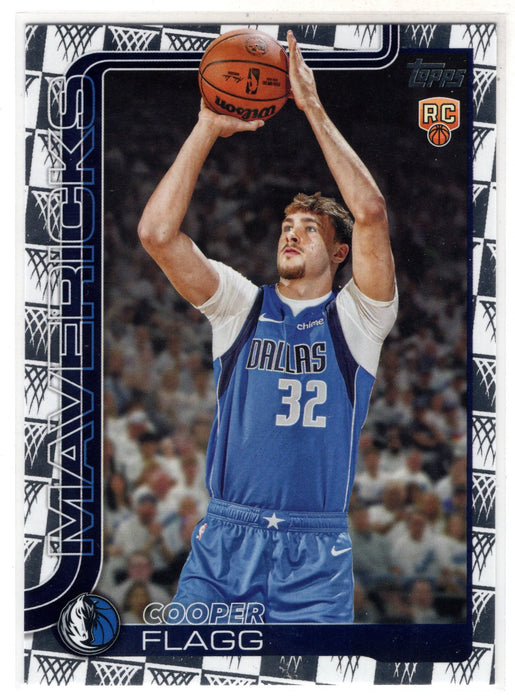 2025 Topps Cooper Flagg #201 Hoop Border Foil RC Rookie